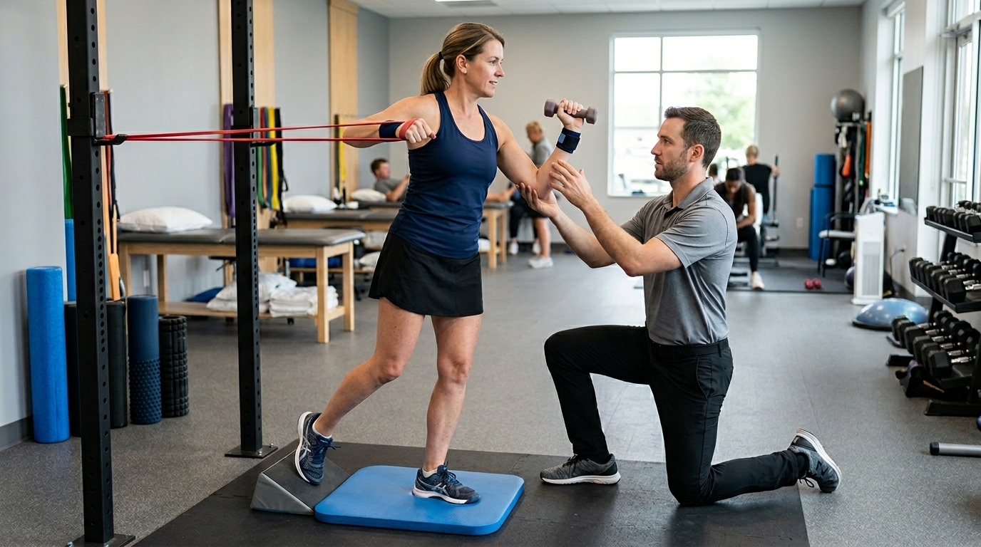 Ejercicios de fuerza y equilibrio para prevenir lesiones por pickleball